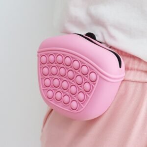 Portable dog training waist bag